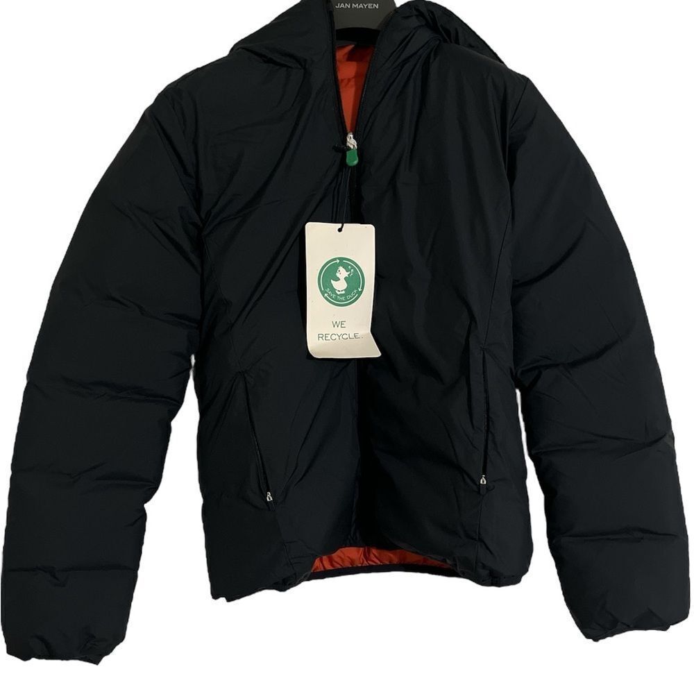SAVE THE DUCK Black Puffer Jacket for Kids